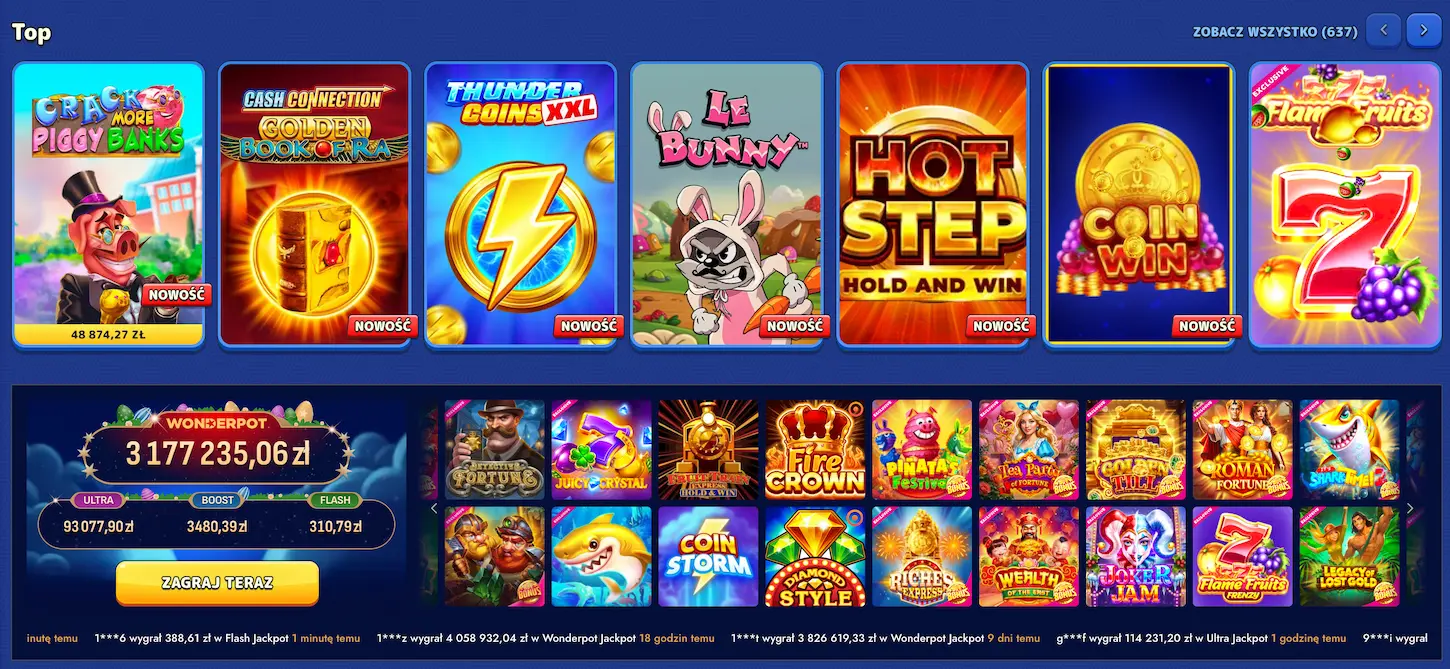 Automaty online w Pistolo Casino – nowe i popularne sloty: Hot Step 2, Gorilla Blast, Gates of Olympus 1000, 40 Mega Hotfire i inne