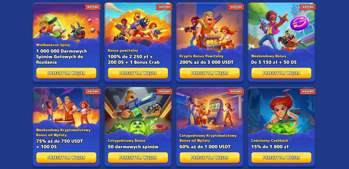 Bonusy i promocje w Pistolo Casino – bonus powitalny, cashback, darmowe spiny i oferty kryptowalutowe